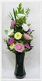 【仏花倶楽部®】のプリザーブドフラワー仏花：B01DFVNBJC　【size　L　】