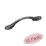 Amerock BP1351-WI Wrought Iron Cabinet Hardware Handle Pull - 3" Hole Centers - 10 Pack [並行輸入品]