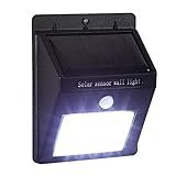 ソーラーライト センサーライト 屋外 室外 室内 人感センサー 玄関ライト LED 防犯グッズ 照明 防犯ライト 太陽光充電 防水 明るい  壁掛け