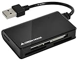 グリーンハウス SDXC対応USB2.0カードリーダ/ライタ ブラック GH-CRM1A-BK