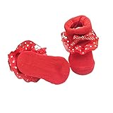 gbsell Toddlers上質コットン足首ソックスBaby Girls Bowknotsソックス カラー: レッド