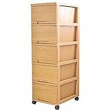 チェスト 収納ボックス 木目調LUGSラグス5段収納ケース ナチュラル リビング収納