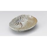 山下工芸 (Yamasita craft) 唐津ｽｽｷ楕円8.0皿 218-13-626