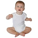 伸縮自在で着脱簡単、袖なしロンパス，Pipi Child（ピピチャイルド）ベビー服 6～12カ月児用（ミルク色）