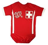 Switzerland Home Baby Suit 2014-15/サッカー　ベビー服　スイス　ホーム用　2014-15