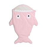amzmonnsuta 冬　漫画シャーク赤ちゃん寝袋　新生児ベビーカー毛布 押さえつけ寝具　ウォームブランケット