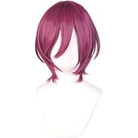 Amazon.co.jp: 耐熱コスプレウィッグ 二番目の城 赤/紅 かっこいい