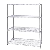 アイリスオーヤマ メタルラック ポール径25mm メタルラック 4段 幅120×奥行61×高さ151㎝ MR-1215DJ