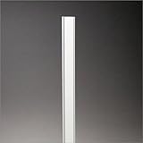 e-kanamono KTR-4F フラッシュ棚柱 1820mm ホワイト 40本ケース入