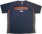 Denver Broncos NFLメンズ合成高速アクションシャツNavy Bigサイズ 4L