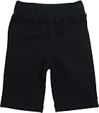 Anna Nicola(アンナニコラ) ミニ裏毛ハーフパンツ (80cm,ブラック)