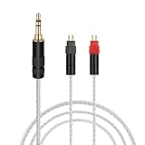 luxferre リケーブル hd650 hd660s HD600 hd25 hd6xx hd58x hd580 交換 ケーブル ヘッドホン ケーブル 3.5mmステレオミニプラグ アップグレード ケーブル ヘッドホン 延長 コード 3.5 mm 2ピン 変換 低抵抗 単結晶銅 ケーブル (3.5mm ステレオ 3極)