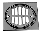 クロムシャワー排水ストレーナー部品キット正方形タイルプレート