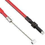 キタコ(KITACO) クラッチケーブル(ノーマル長) NS-1 レッド 909-1063000