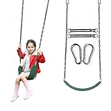 Swing Seat Heavy Duty 66 "チェーンプラスチックコーティング – PlaygroundスイングセットアクセサリーDrak Green