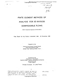 Finite Element Methods of Analysis for 3D Inviscid Compressible Flows