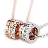 ペアネックレス 赤い糸