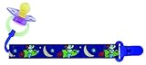 Petite Creations Pacifier Clip, Rocket Ship Dog by Petite Creations