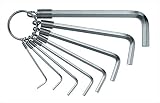 PB SWISS TOOLS(PBスイスツールズ):六角棒レンチセット リング付(2-10MM) 210D