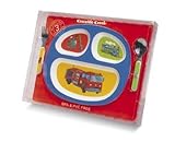Vehicles Gift Set: Plate, Fork & Spoon by Crocodile Creek [並行輸入品]