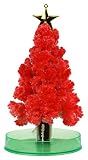 ミニツリー マジックツリー マジッククリスマスツリー 魔法の水で育つ不思議なツリー (07_スタンダード/レッド)