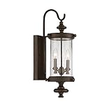 Savoy House Palmer 2-Light Outdoor Wall Lantern in Walnut Patina 5-1220-40 [並行輸入品]