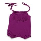 銅ロビンBaby Girl 's Short Summer Romper withフリンジタッセルタイトップ カラー: パープル
