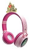 Lexibook 光るワイヤレスヘッドフォン ディズニープリンセス 3WAY接続 (有線 無線 microSDカード) HPBT015DP 正規品