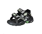 Skechers幼児用Sライトアップ – スタミナ – Flints カラー: ブラック