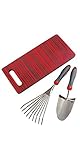 Alterra Outdoor Tools 3 Piece Garden Tool Set with Kneel Pad [並行輸入品]