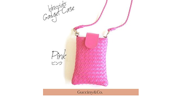 Amazon かわいい イントレチャート ガジェットケース ガジェットポーチ Gucciny Co ブランド レディース 女性 Iphone Iphone4 スマートフォンケース ケース スマホケース ガジェット スマホ ポーチ ネックストラップ 携帯ケース 化粧ポーチ パスケース 定期入れ 小物