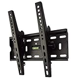 テレビ 壁掛け 金具 26～55型 耐荷重75㎏ TVセッターチルトFT100Sサイズ ブラック