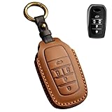 キーケース トヨタ用 スマートキーケース キーカバー トヨタ専用設計 キーホルダー 本革 TOYOTA アルファード用 新型ハリアー80系 アルファード ヴェルファイア 30系 等に適用 キーケース ブラウン (トヨタ用5ボタンB) [並行輸入品]