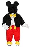 Infant & Toddler Boys Mickey Mouse Costume Jumper with Mouse Ears Hood [並行輸入品]