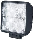 Sound Off Signal EWLF0900SBDF0W White 4.6' 900-Lumen Square LED Work Light with Flood Illumination P