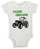 」両面Kids国Onesie Homegrown fertizler " – Little Royalteeシャツ カラー: ホワイト