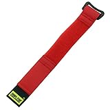 RIP-TIE ケーブルラップ／バックル付 25.4X228.6mm 赤 3パック HB-09-003-RD