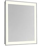 エレガントな照明4側面LEDエッジElectricミラー長方形調光機能付き3000 K 32"W x 40"H MRE-6120