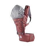 Pognae No 5 Outdoor Organic Baby Hipseat Front Backpack Carrier (Wine) by Pognae [並行輸入品]