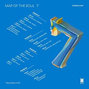 4バージョンセット Bts Map Of The Soul 7 Kokokorea限定おまけ付き 防弾少年団 バンタン アルバム Amazon Co Jp