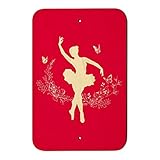 バレリーナシルエットwith ButterfliesホームビジネスオフィスSign 6" x 9" SIGN.WOOD.9X6.Z000250_8