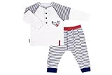 Kushies Organic Baby Boys 'ブルーバナナダッシュ2 Piece Set カラー: ブルー