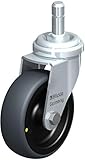Blickle LRA-TPA 75G-ELS-ES Swivel Caster, 2.95 Wheel Diameter, 110 lb. Load Capacity by Blickle
