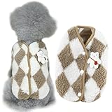 Jimjis 犬服 秋冬 サンゴベルベット 犬の冬服 暖かい ペット服 厚い ドッグウェア パーカー 小中型犬 防寒 着脱簡単 抜け毛防止 ペット用品 ペット衣類 小型犬 中型犬洋服 猫服