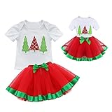 (アイム)iiniim　赤ちゃん クリスマス Ｔシャツ チュチュスカート 半袖 キッズ服 祭り 誕生日 プレゼント 聖夜 イブ ベビー ロンパース 可愛い コスチューム 着ぐるみ 衣装 新生児用 おく