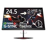 OMEN X by HP 25f 24.5インチワイド フルHD ゲーミングディスプレイ モニター 240Hz 応答速度1ms NVIDIA® G-SYNC™ Compatible AMD Radeon FreeSync™対応 （型番：4WH47AA#ABJ）