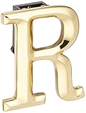 Monogram Letter R Door Knocker - Brass by Michael Healy Designs