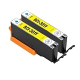Fexiro キャノン（CANON ）用 BCI-301 300 インク BCI-301Y (イエロー 2本パック) 互換インクカートリッジ 対応機種： PIXUS TS7530 (イエロー*2)