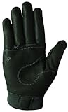 Ansell ActivArmr Mission Critical Gear 46-1404 Leather Combat Glove, Fire/Cut Resistant, Kevlar Back