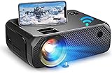 WiFiプロジェクター 高輝度 小型 7000lm 1080PフルHD対応 1920×1080最大解像度 台形補正 ホームシアター